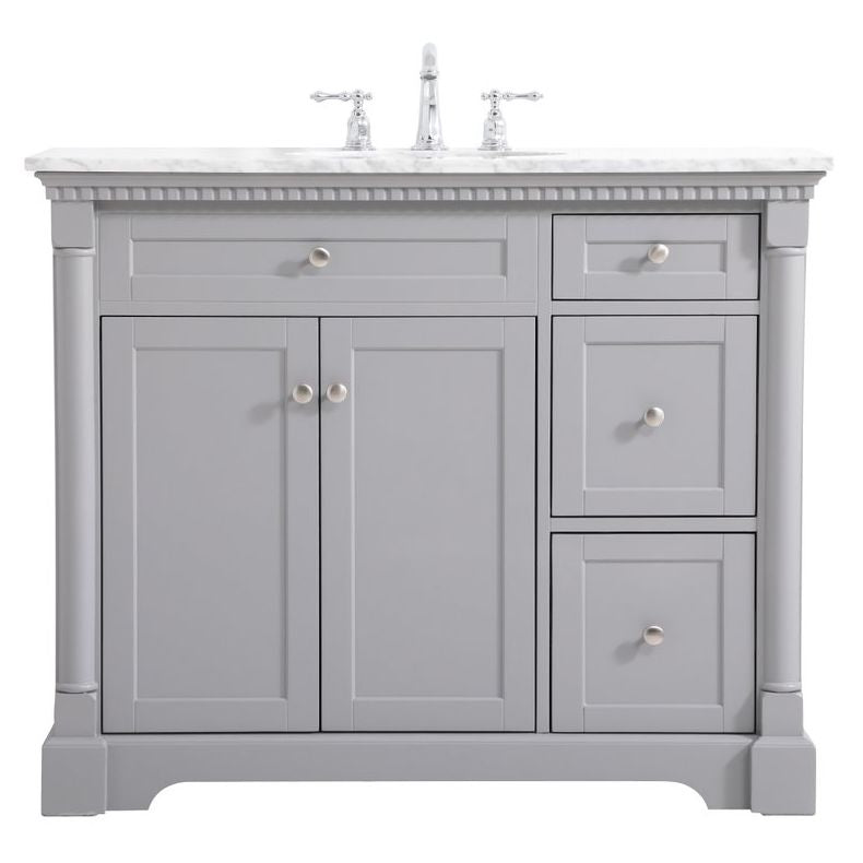 VF53042GR 42" Single Bathroom Vanity in Grey