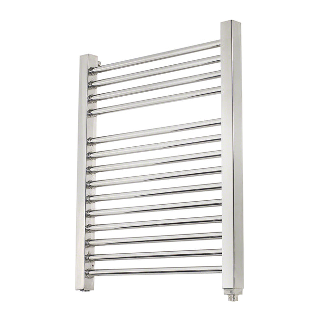 WX29 14-Bar Wall Mounted Electric Towel Warmer with Digital Timer in Stainless Steel Polished