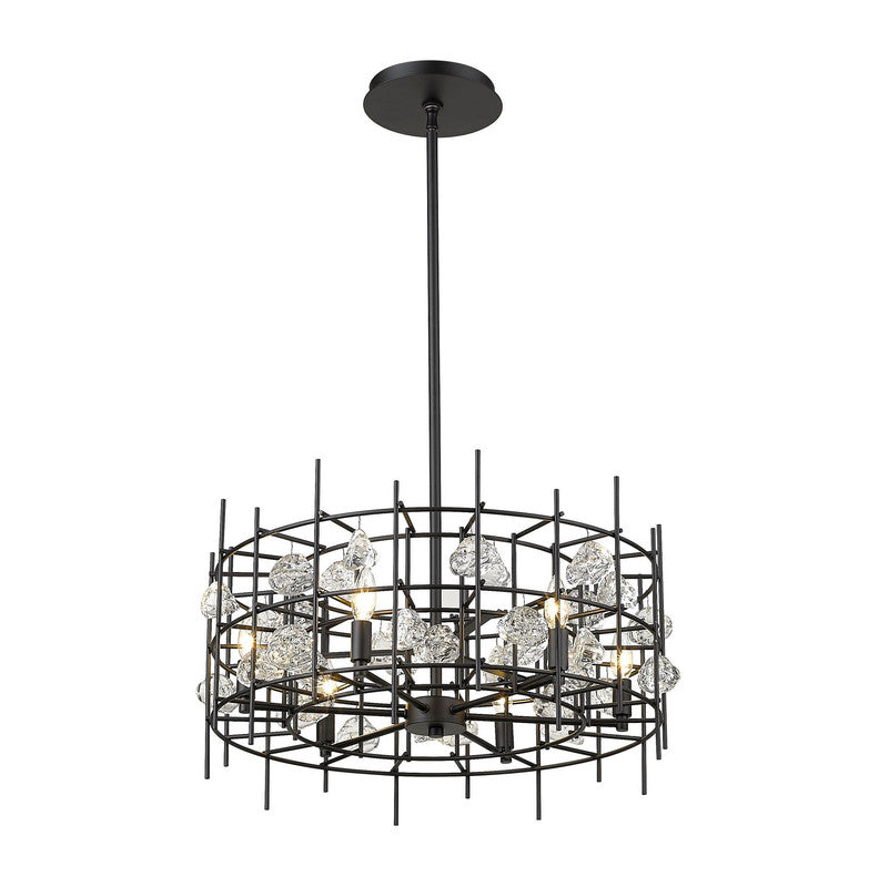 Z-Lite 4007-24 - Garroway 6 Light 24" Chandelier