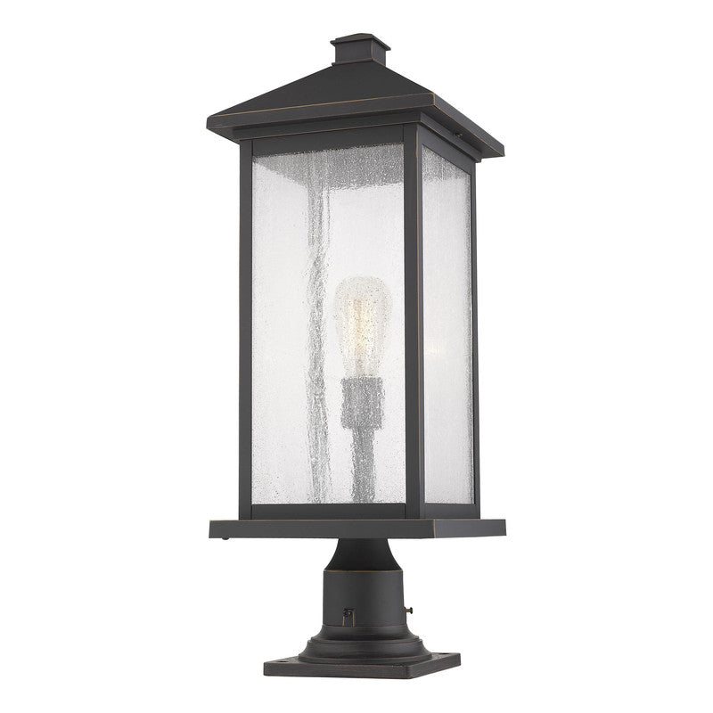 Z-Lite 531PHBXLR-533PM - Portland 1 Light 10" Pier Mount