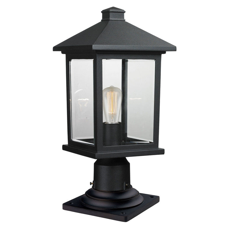 Z-Lite 531PHMR-533PM - Portland 1 Light 8" Pier Mount