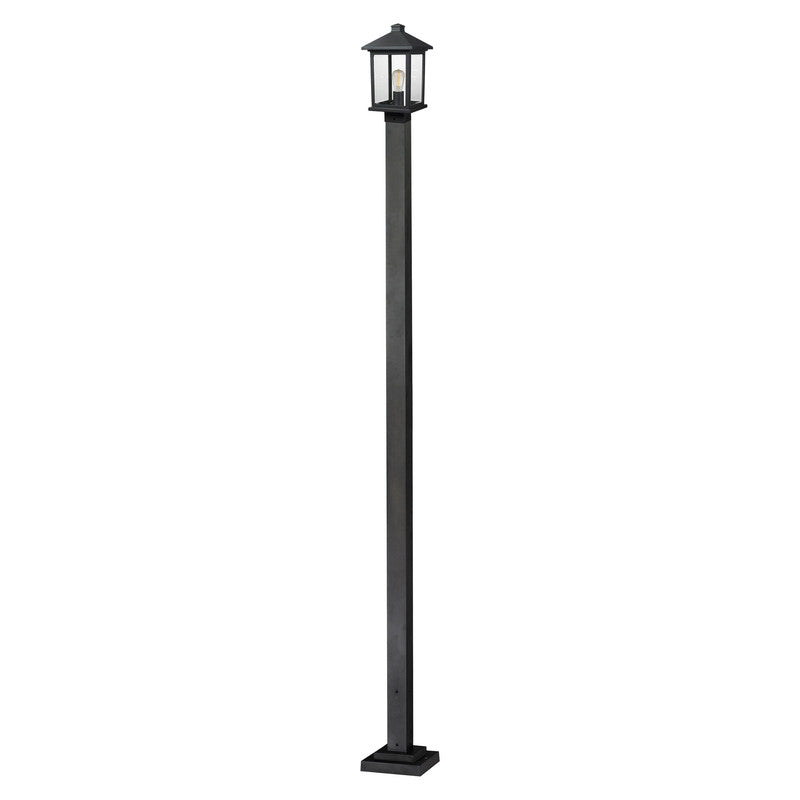 Z-Lite 531PHMS-536P - Portland 1 Light 9" Post Mount