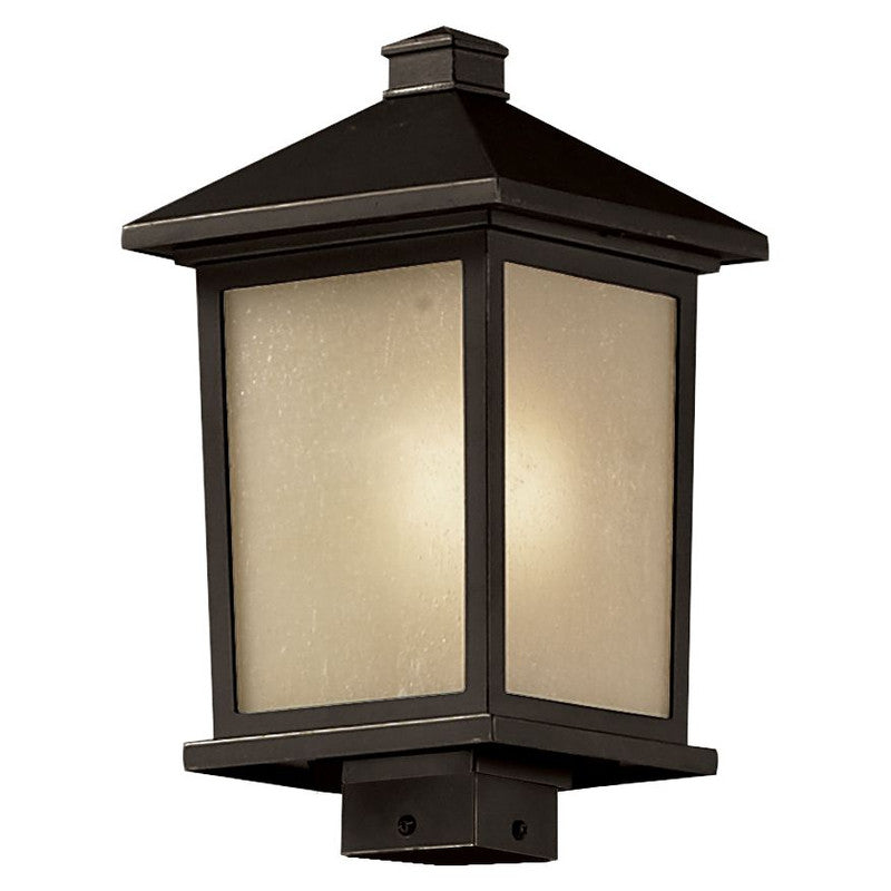 Z-Lite 537PHB - Holbrook 1 Light 10" Post Mount