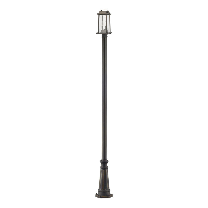 Z-Lite 574PHMR-519P - Millworks 2 Light 10" Post Mount