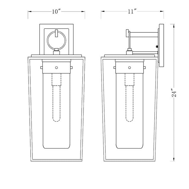 594B - Sheridan 1 Light 11" Sconce